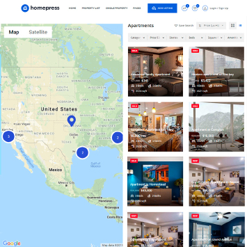 Property Page Half Map