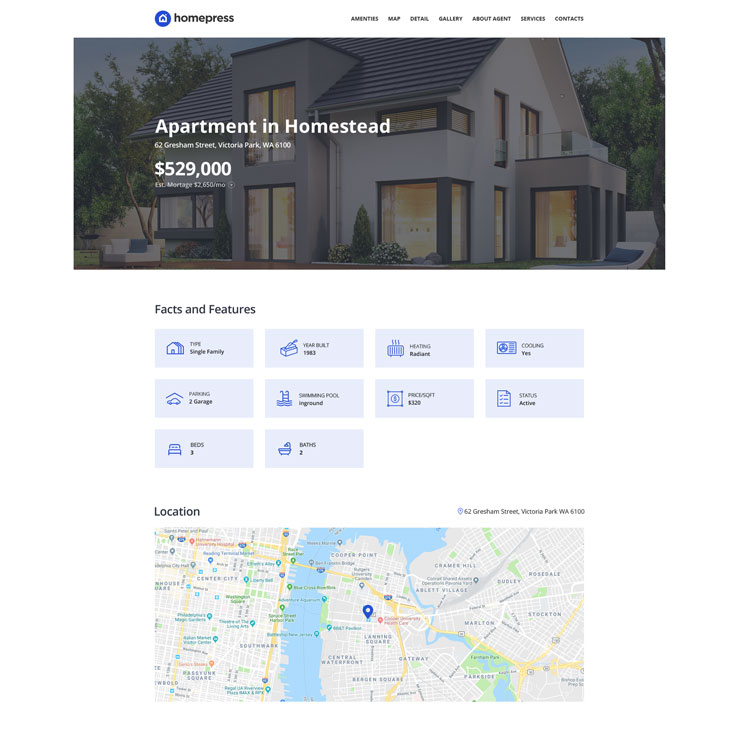 Single Property Home